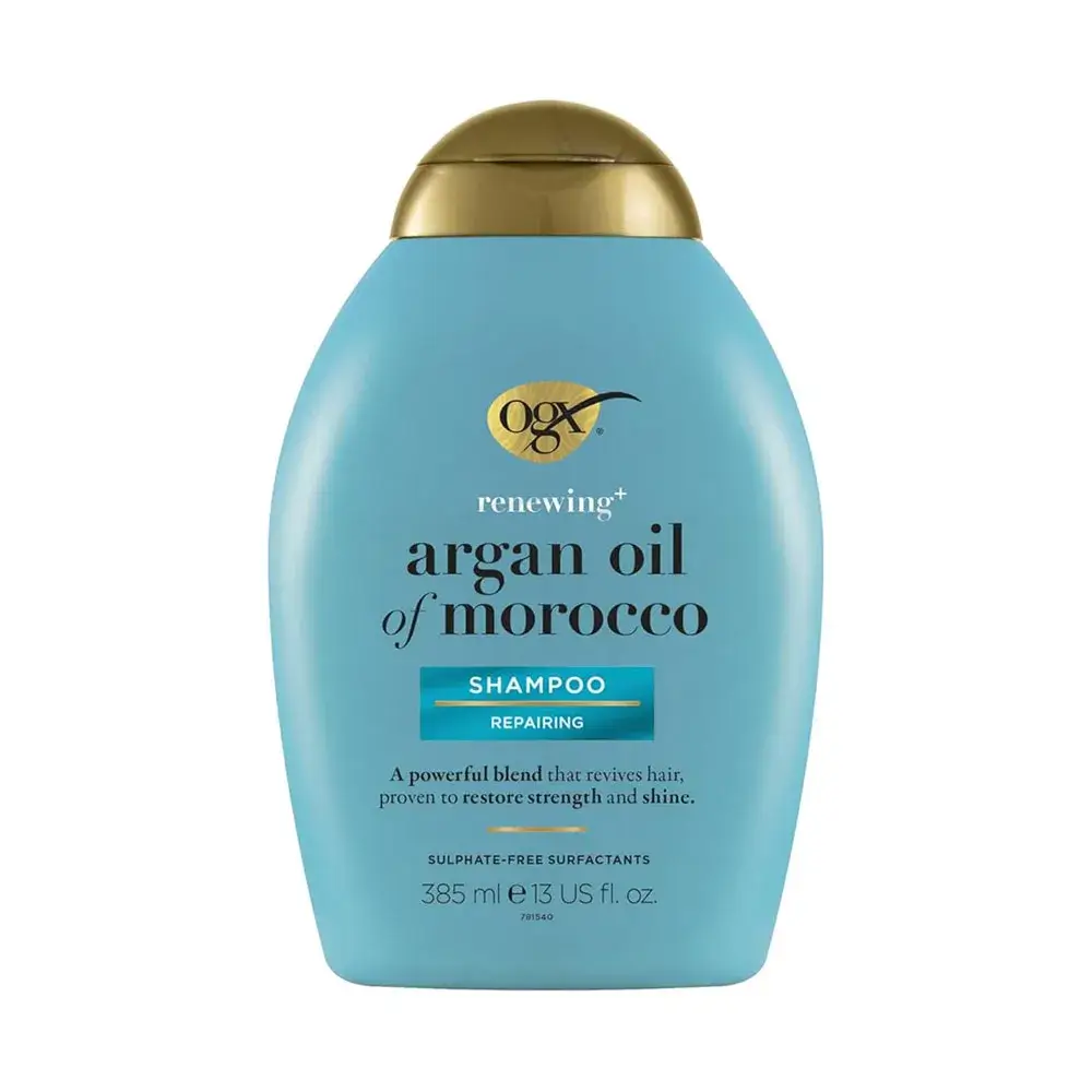 شامپو مناسب موهای آسیب دیده او جی ایکس مدل Argan Oil of Morocco - حجم: 385 میل