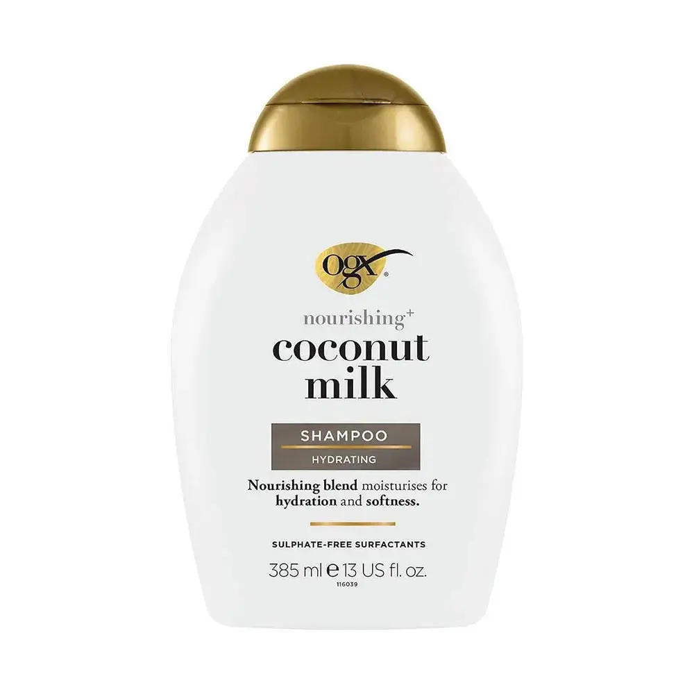 شامپو آبرسان و ترمیم کننده او جی ایکس مدل Coconut Milk - حجم: 385 میل
