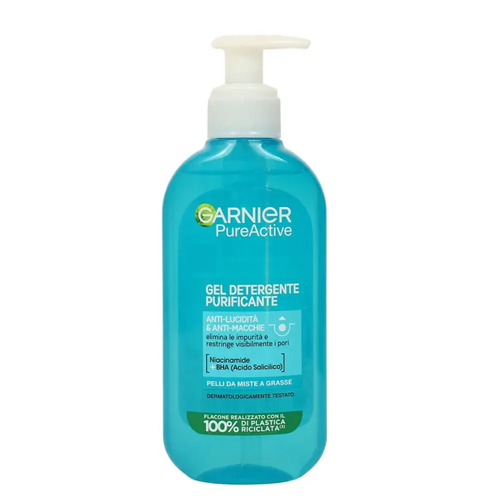 ژل شستشوی صورت گارنیر Pure Active Gel Detergente Purificante - حجم: 200 میل