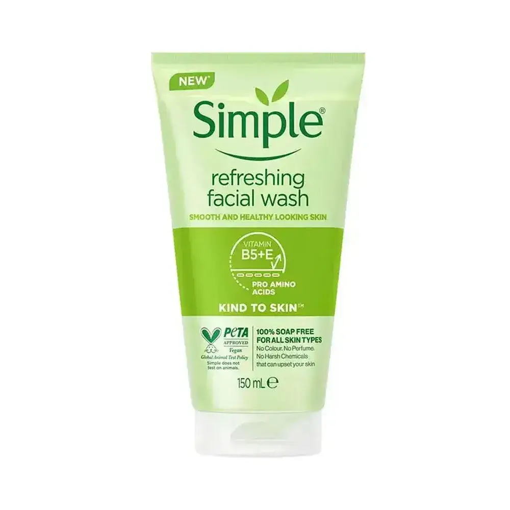 ژل شست‌وشوی صورت سیمپل Kind To Skin Refreshing Facial Wash - حجم: 150 میل